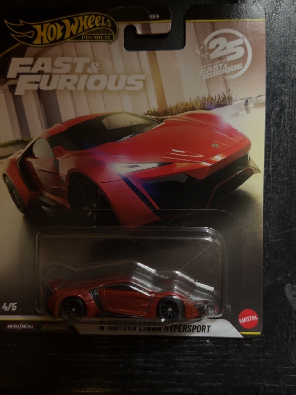 Fast & Furious Red Lykan Hypersport Toy Car